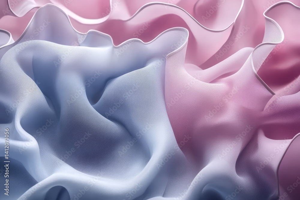 Pink and blue shades abstract geometric background