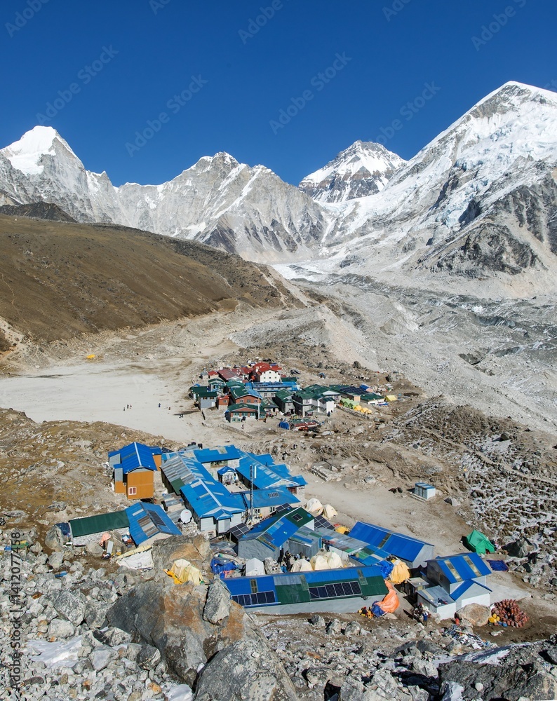Gorak shep village near Mount Everest base camp