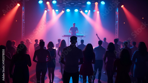 Capture the Rhythmic Pulse of Prom Night: Dynamic DJ Performances, Energetic Dance Floors & Immersive Soundscapes in Premium Photo Stock