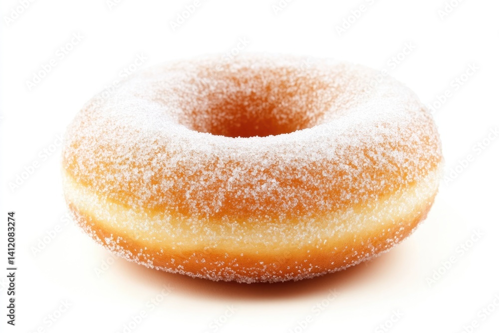A delicious, golden-brown donut generously coated in sparkling sugar. A delicious, golden-brown donut generously coated in sparkling sugar.