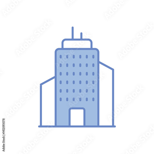 Skyscraper  Vector icon