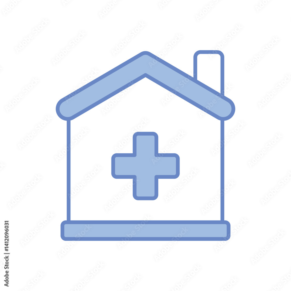 Nursing Home Vector icon Nursing Home Vector icon