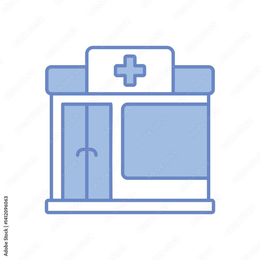 Clinic Vector icon Clinic Vector icon