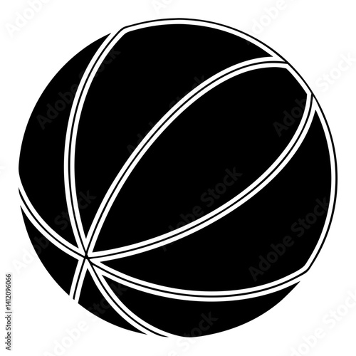 Simple Geometric Shape Silhouette Style Vector Illustration Design