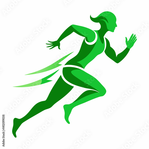 running man silhouette