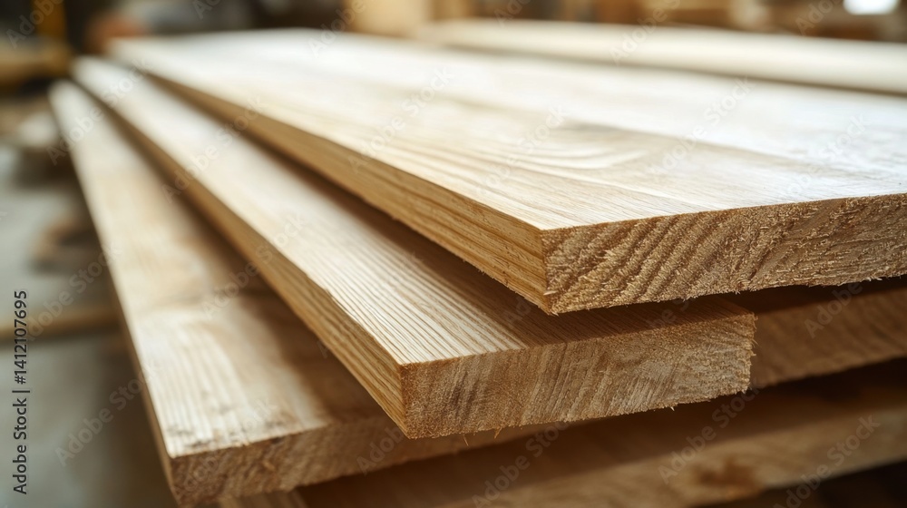 Carpenter sanding wooden planks in a workshop. Featuring wood finishing and craftsmanship Carpenter sanding wooden planks in a workshop. Featuring wood finishing and craftsmanship