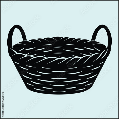 Basket Silhouette, Container