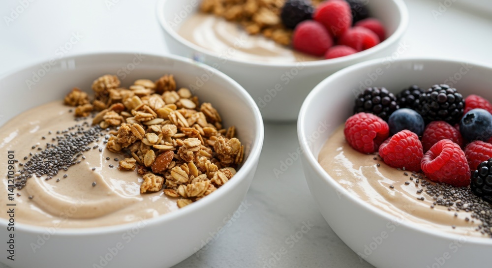 Delicious Creamy Yogurt Parfaits with Granola and Berries: A Healthy and Flavorful Breakfast or Snack Delicious Creamy Yogurt Parfaits with Granola and Berries: A Healthy and Flavorful Breakfast or Snack
