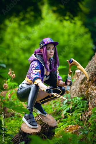 league of legends akali cosplay