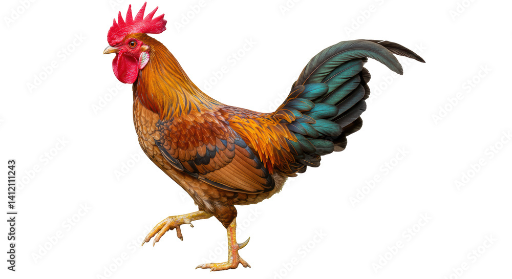 Fototapeta premium Isolated Rooster