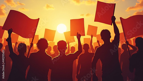 Develop compelling Labour Day People Movement visuals that merge bold worker activism and cultural advocacy for transformative media storytelling using premium photostock imagery in  Photo Stock  Conc