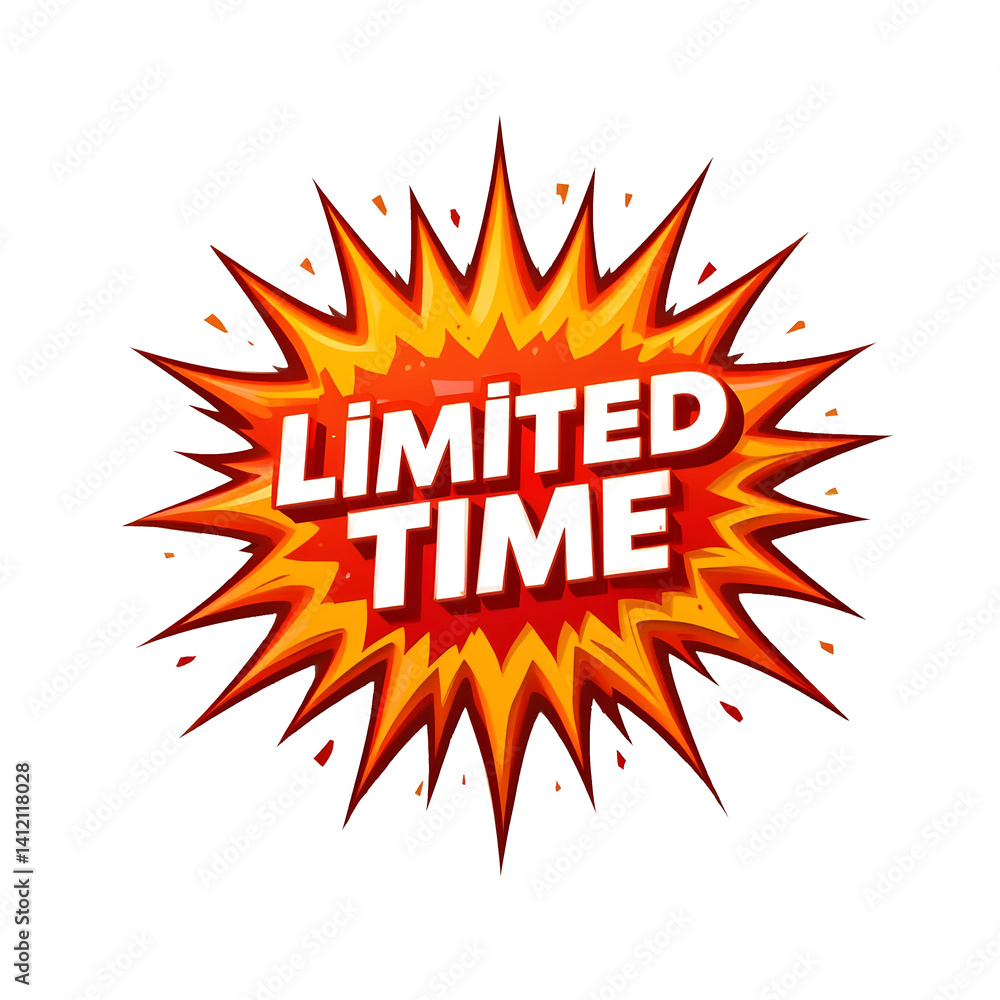 Flash Sale Limited Time Badge - Starburst Discount Label PNG Flash Sale Limited Time Badge - Starburst Discount Label PNG