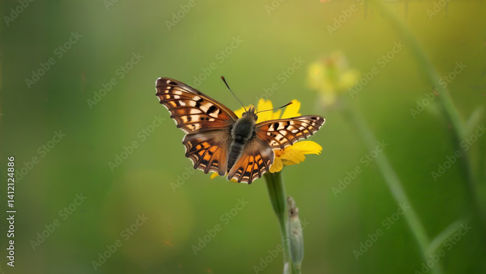 Butterfly with sunflower. Butterfly with sunflower.