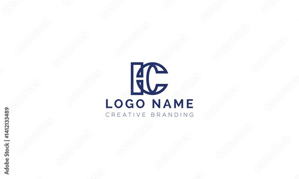 Minimalist IC Logo for Branding and Identity. Minimalist IC Logo for Branding and Identity.