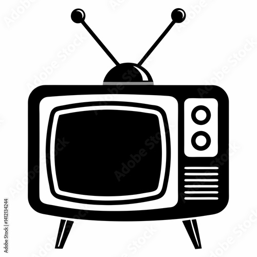retro tv set
