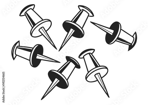 set of push pins 
