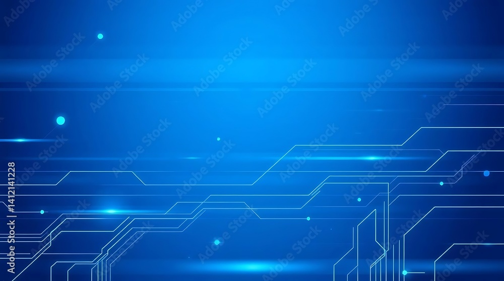Futuristic Blue Technology Circuit Board Background: Modern Digital Network, Abstract Electronic Design, Innovative Tech Interface, Glowing Light Particles, and Professional Hi-Tech Presentation Templ Futuristic Blue Technology Circuit Board Background: Modern Digital Network, Abstract Electronic Design, Innovative Tech Interface, Glowing Light Particles, and Professional Hi-Tech Presentation Templ