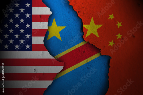 Wall Mural congo between america and china