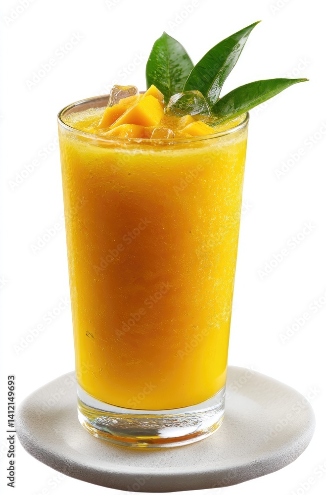 Fototapeta premium Mango juice on the rocks