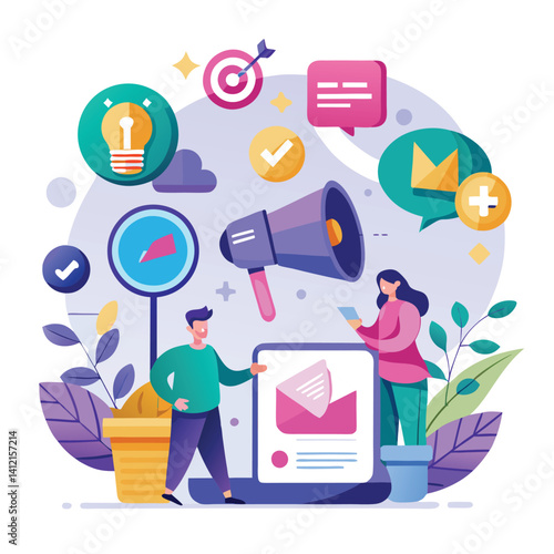Collaborative marketing strategy illustrated