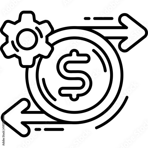 Cash flow Icon
