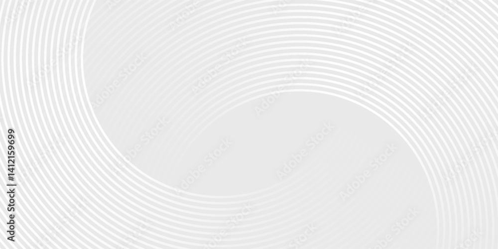 Abstract white glowing geometric lines on gray background. Modern shiny blue circle lines pattern. Futuristic technology concept. Suit for cover, poster, Abstract white glowing geometric lines on gray background. Modern shiny blue circle lines pattern. Futuristic technology concept. Suit for cover, poster,