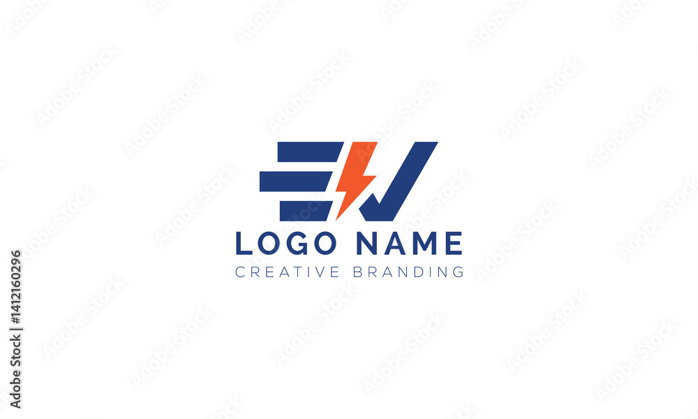 Minimalist EV Logo for Branding and Identity. Minimalist EV Logo for Branding and Identity.