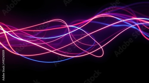 abstract neon threats background