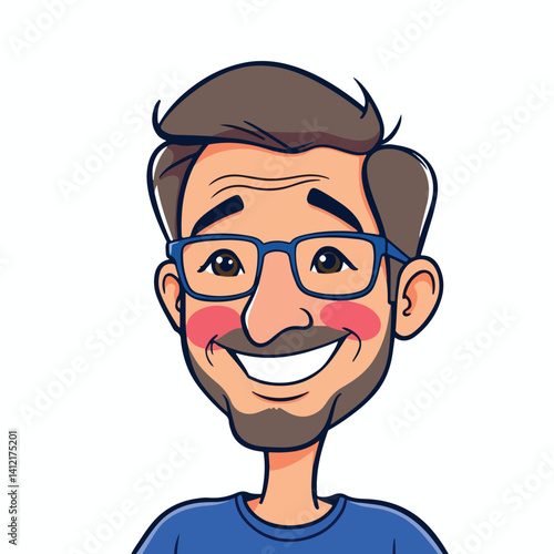funny cartoon man
