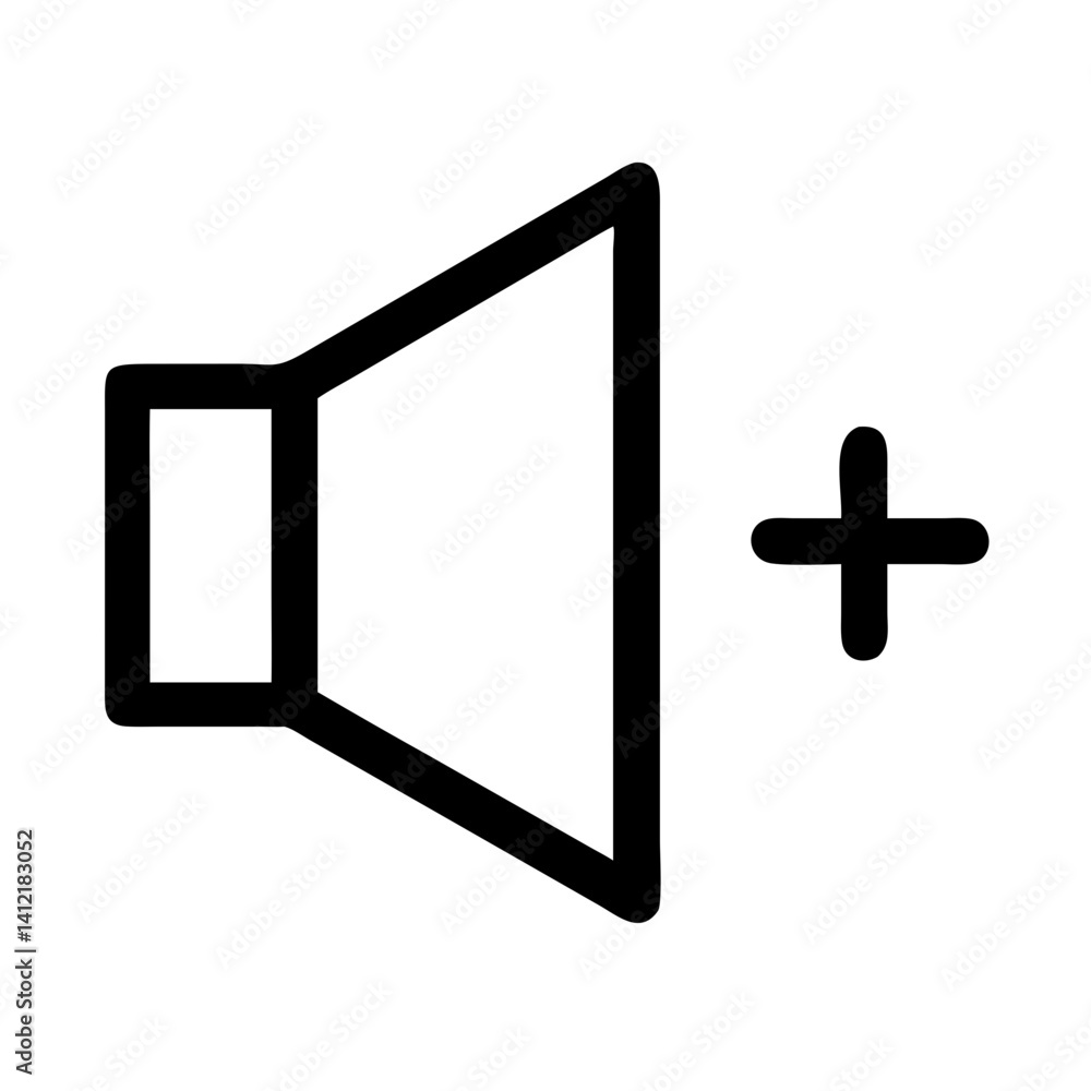 Speaker Volume Symbol Representing Sound Output Icon Design Speaker Volume Symbol Representing Sound Output Icon Design