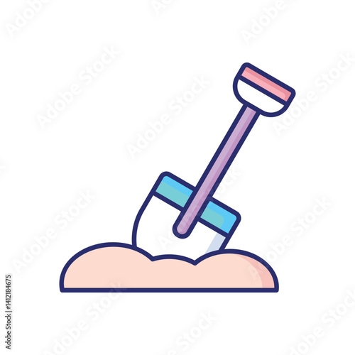 Shovel Vector icon