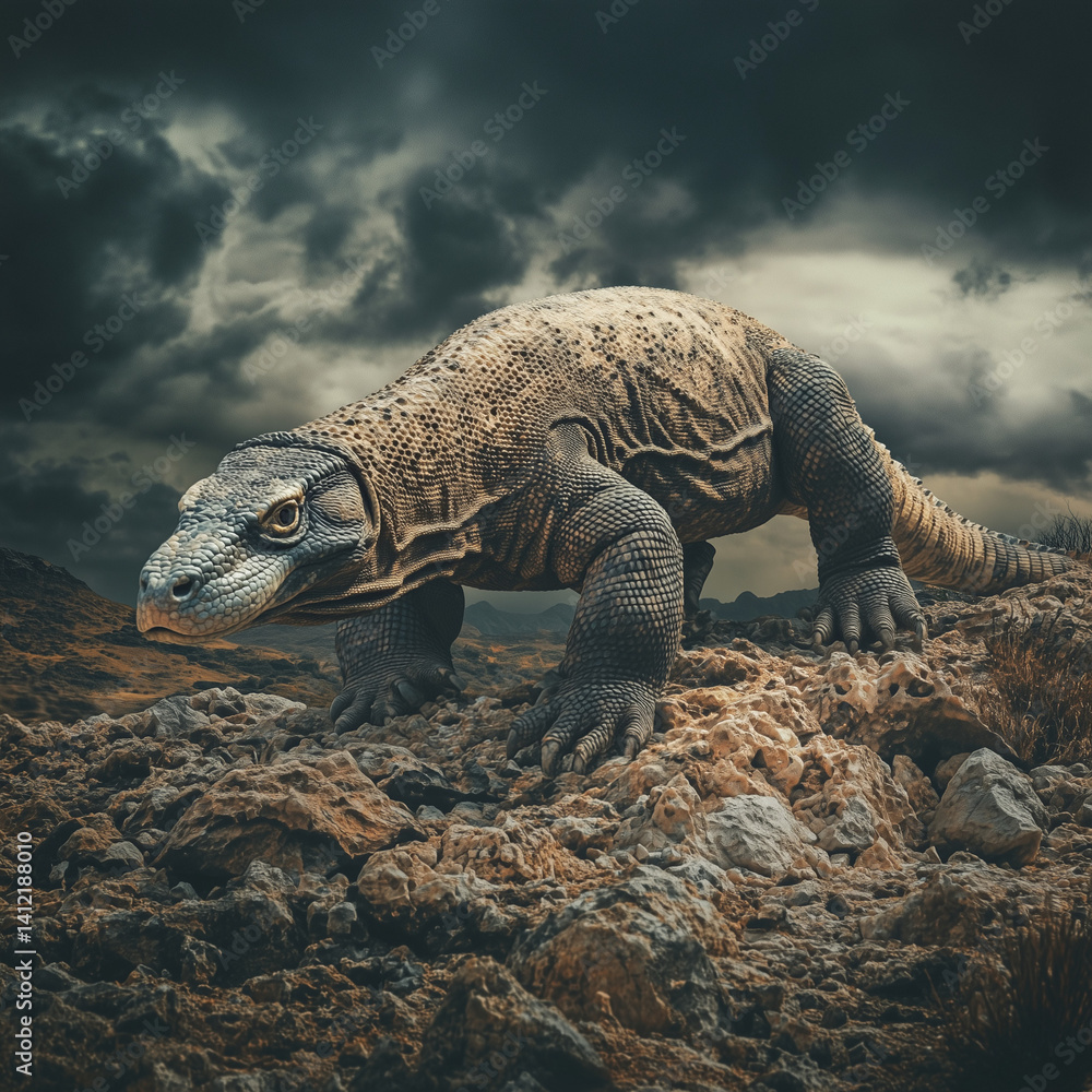 Fototapeta premium Komodo dragon
