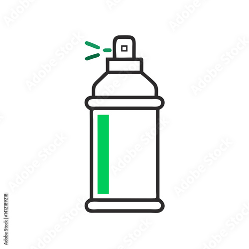 Spray Paint Can for Graffiti Design Icon Design