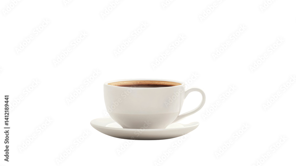 Steaming Cup of Coffee Isolated on White Background - Professional Beverage Photography Steaming Cup of Coffee Isolated on White Background - Professional Beverage Photography