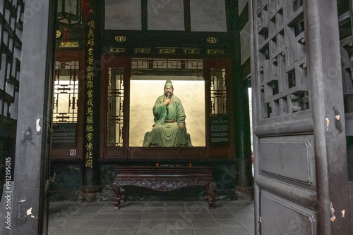 Obraz na płótnie Wenshu Temple or Wenshu Monastery, is largest and the best-preserved Buddhist Monastery in Chengdu, China and top monastery among the Top Four Monasteries of Yangtze Rive w salonie