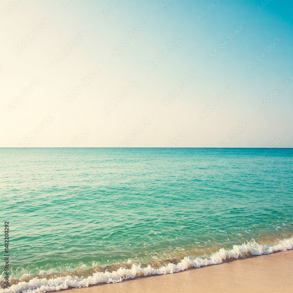 Fototapeta premium The Gentle Embrace of the Sea