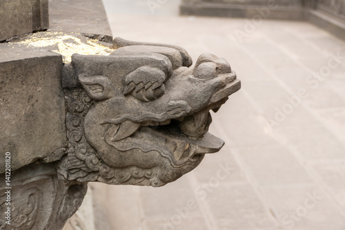 Obraz na płótnie Wenshu Temple or Wenshu Monastery, is largest and the best-preserved Buddhist Monastery in Chengdu, China and top monastery among the Top Four Monasteries of Yangtze Rive w salonie