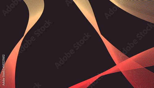 Interpolated wavy line background