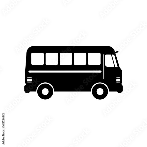school bus isolated on white