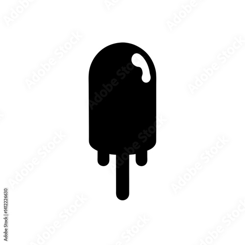 ice cream isolated on white
