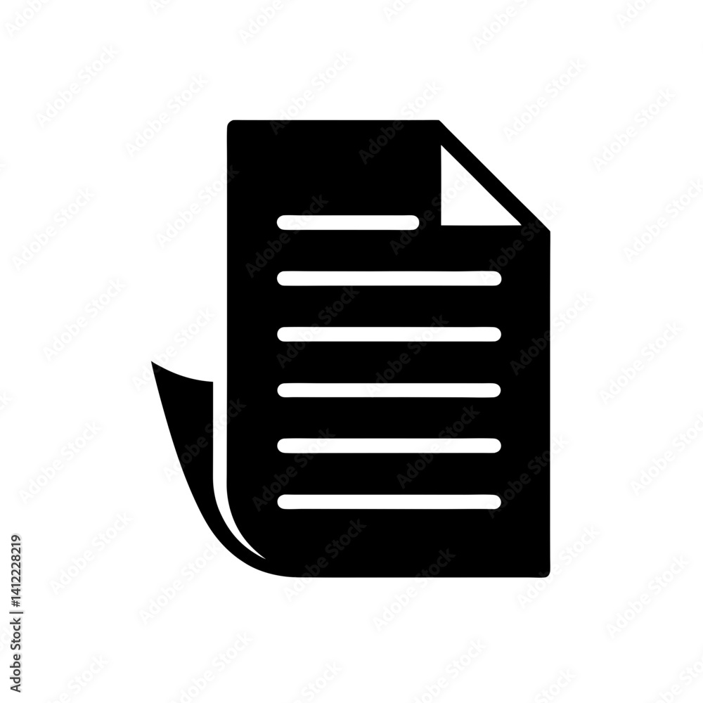 document icon vector illustration