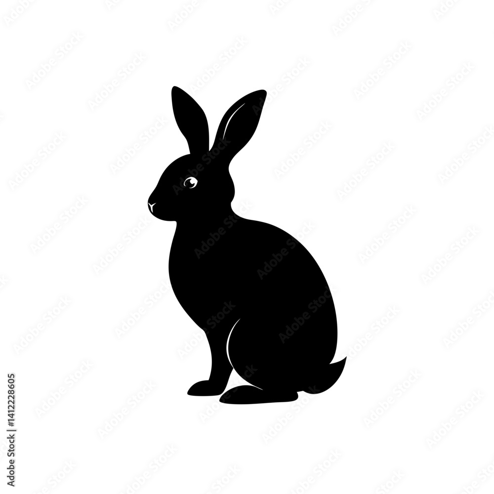 Obraz premium white rabbit isolated on white