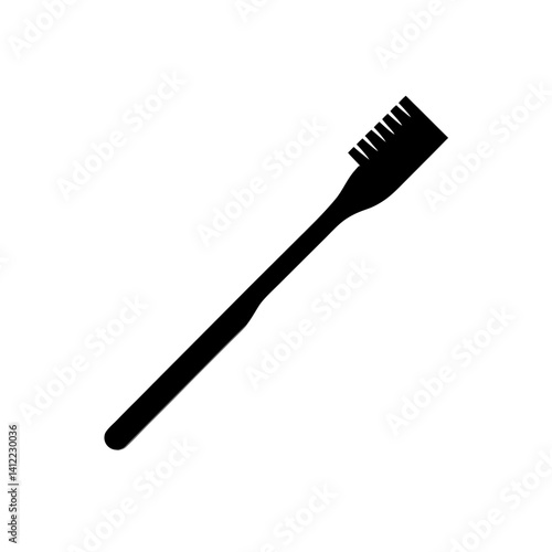 mascara brush isolated on white