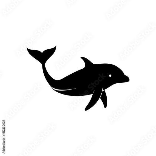 shark cartoon isolated on white