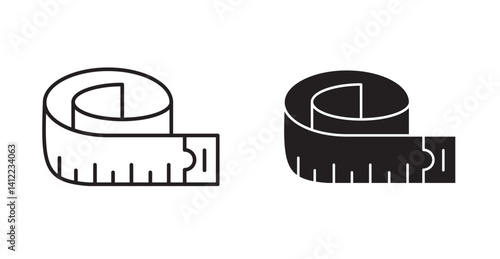 Measuring tape icon