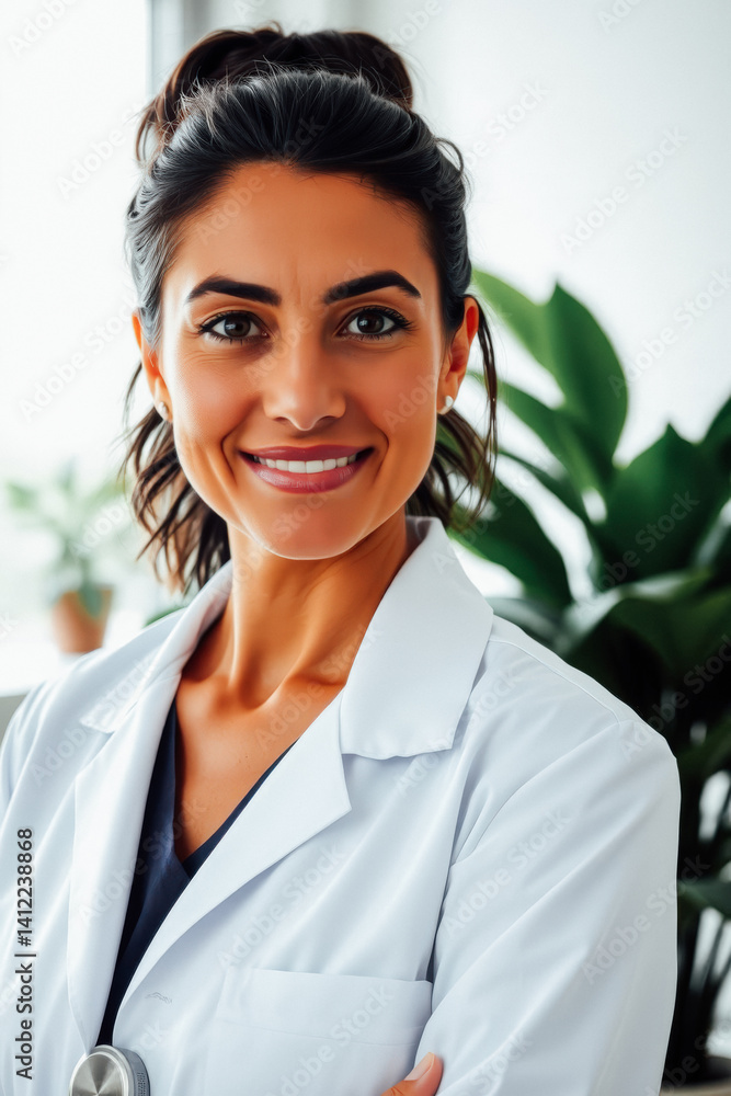 Confident Female Doctor Portrait