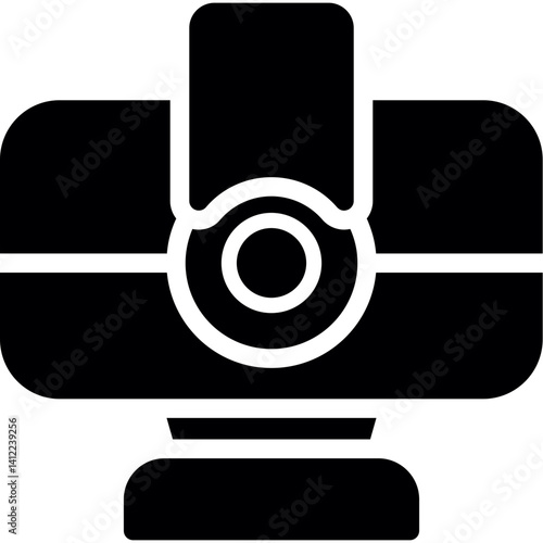 Webcam Glyph Icon
