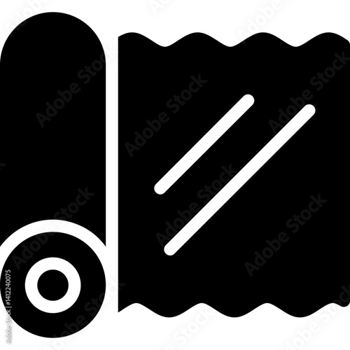 Textile Finishing Glyph Icon