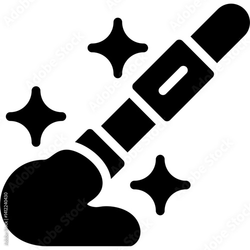 Mop Glyph Icon