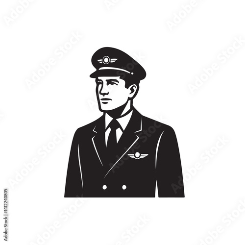 pilot in uniform